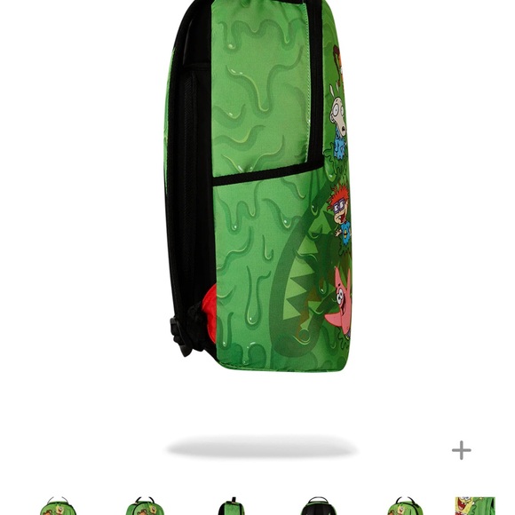 Nickelodeon Green Character Backpack for Kids - Picture 2 of 3